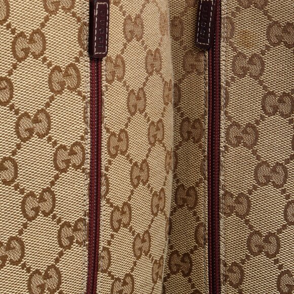 *SOLD* Gucci Brown GG Monogram Canvas Calf Length Boot - Picture 11 of 13